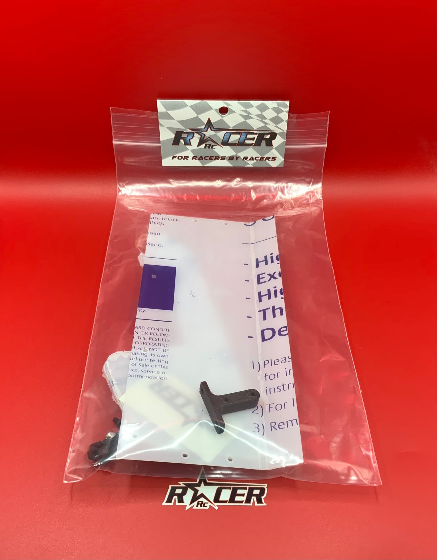 Racer RC .040 Polycarbonate Universal Straight Wing