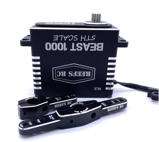 Reefs RC Beast 1000 Waterproof Digital 1/5 Scale Brushless Servo (High Voltage)