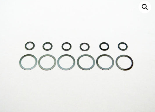 Custom Works METRIC SHIM KIT 6 each of 5mm and 10mm