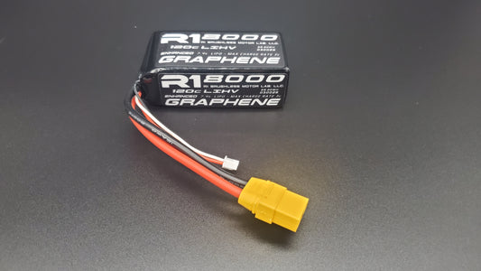 R1 Wurks 2s 8000mah shorty soft case 120c drag battery