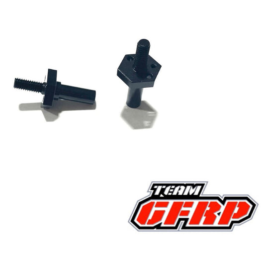 GFRP Front Axle Hex Red   GFR-1283/QS-1400