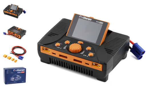 Junsi iCharger 456DUO Lilo/LiPo/Life/NiMH/NiCD DC Battery Charger (6S/70A/2200W)