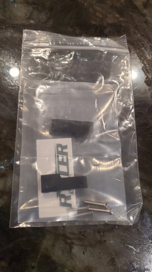 Racer RC aluminum hub mounts for ae universal rear floating body mount system