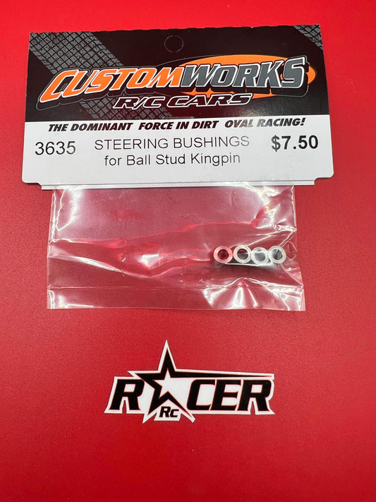 Custom Works STEERING BUSHING FOR BALL STUD KINGPIN (4)